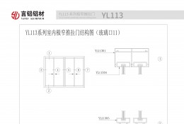YL113系列极窄推拉门